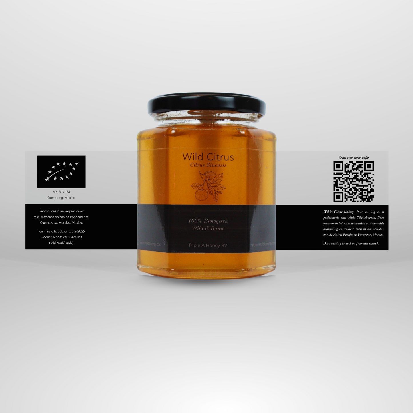 Biologische Wilde Citrushoning (350 gram)