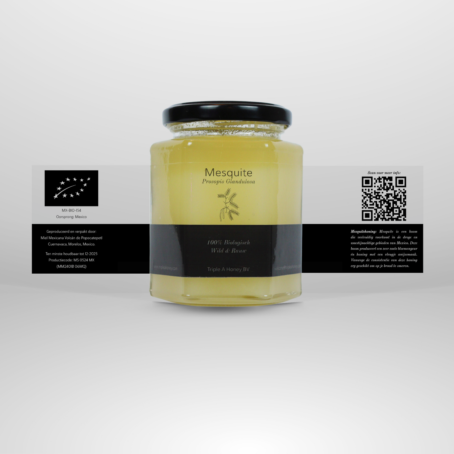Biologische Mesquitehoning (350 gram)